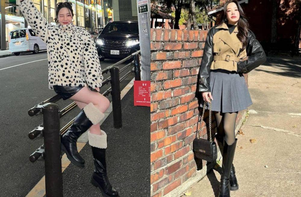 8 Inspirasi Outfit Travelling saat Winter ala Sareeda Prasitdumrong
