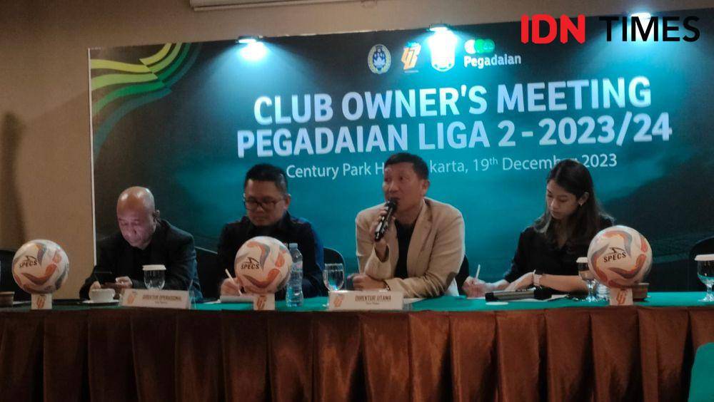 Owner meeting Liga 2 2023/24 jelang babak 12 besar dan 16 kecil. (IDN Times/Sandy Firdaus)