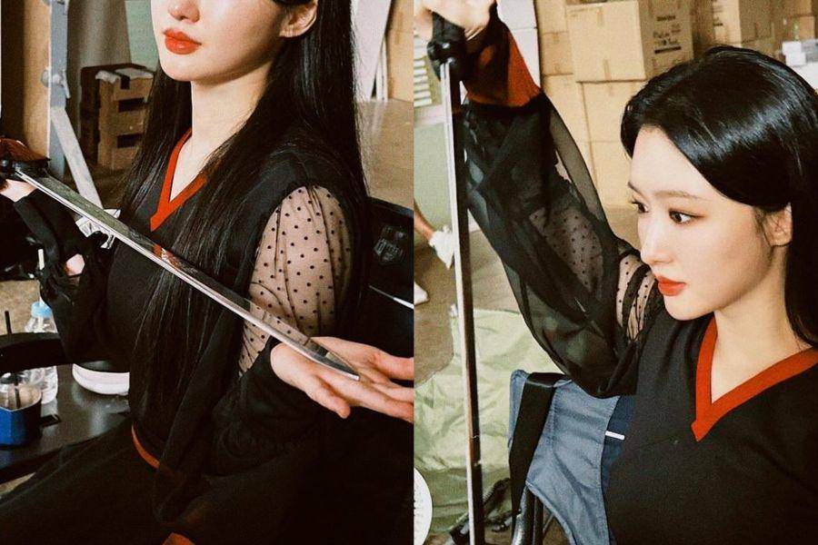 Cho Hye Joo dibalik layar My Demon (instagram.com/maakorea)