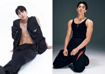 9 Inspirasi Outfit Pakai Sleeveless Top ala Shownu MONSTA X, Keren Abis!
