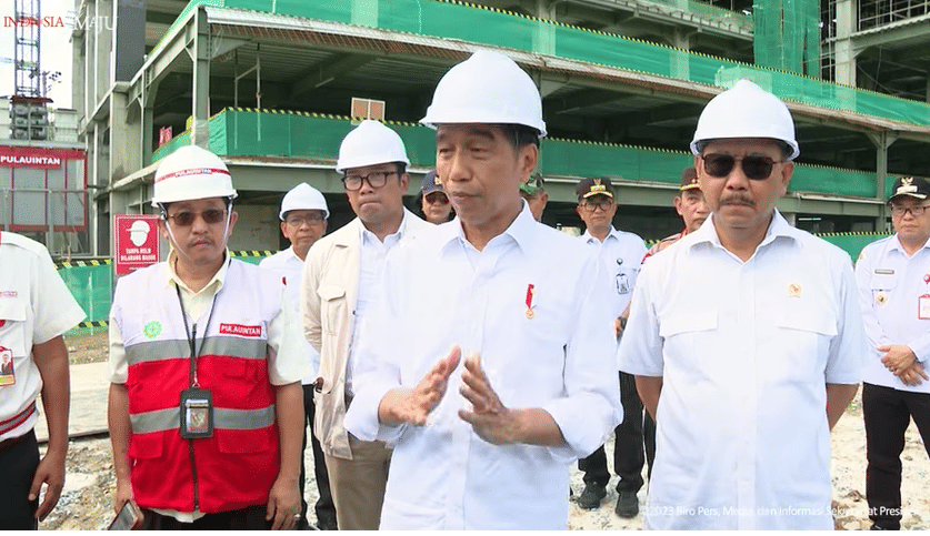 Presiden Joko Widodo di Hotel Nusantara Ibukota Nusantara Kalimantan Timur, Rabu (20/12/2023). Foto Youtube Sekretariat Presiden