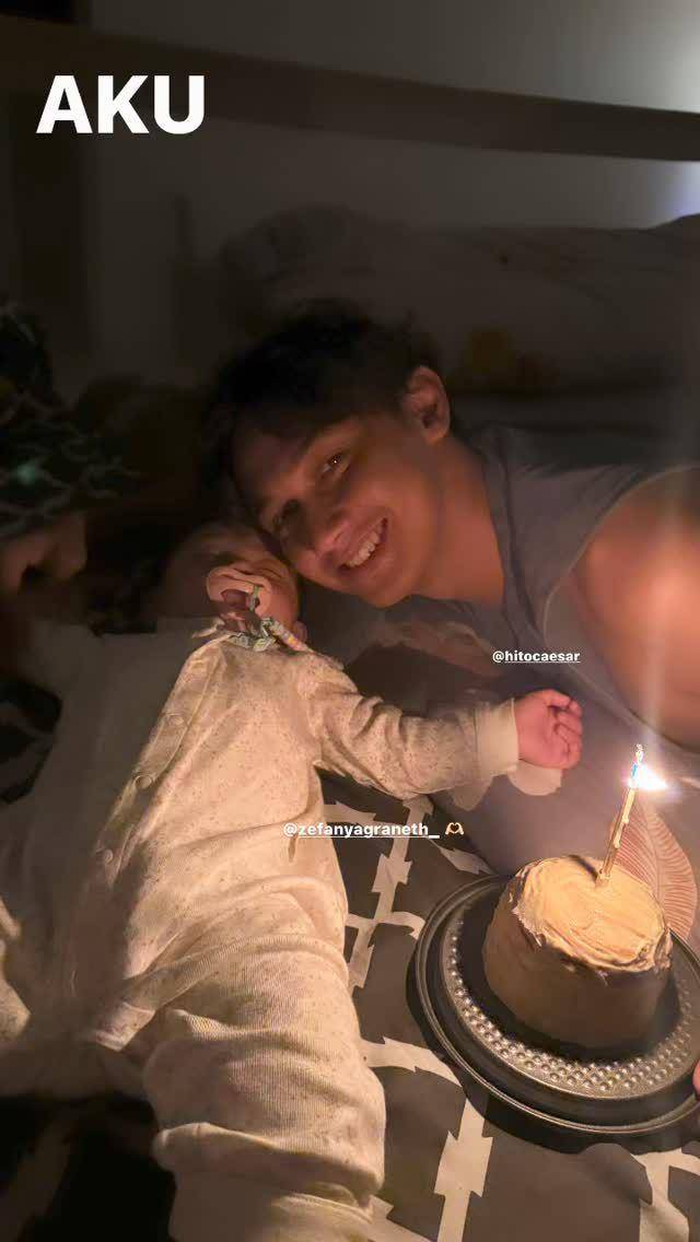 potret Felicya-Hito rayakan ultah pertama Zefanya (instagram.com/felicyangelista_)
