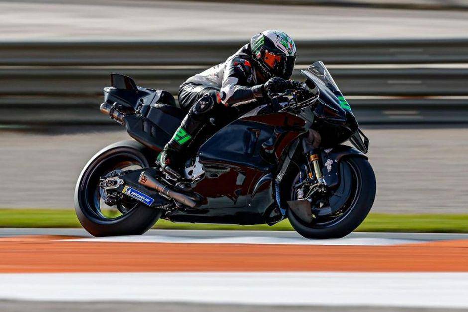 Franco Morbidelli mengendarai Ducati Desmosedici di sesi Tes Valencia. (instagram.com/frankymorbido)