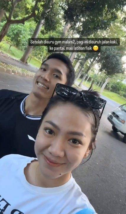 potret bulan madu Jonatan Christie dan Shanju di Bali (instagram.com/shanju)