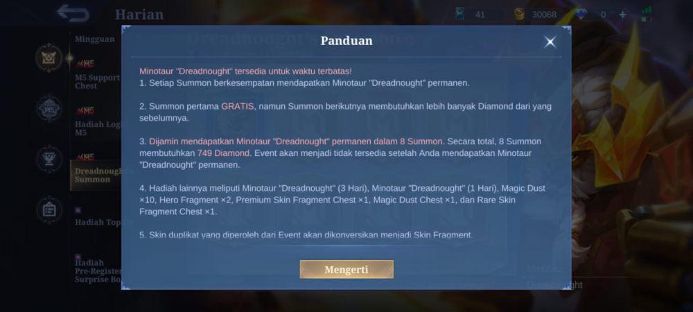 event Dreadnougt's Summon MLBB (dok. Moonton/Mobile Legends)
