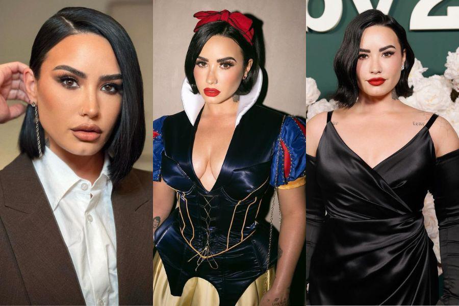 14 Makeup Demi Lovato, Gaya Gotik hingga Rock Chick Menarik Perhatian!