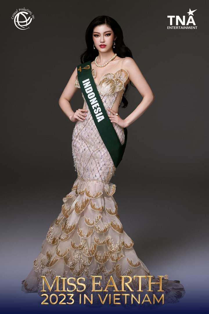 Pemotretan Evening Gown Finalis Asia di Miss Earth 2023 (Facebook.com/Miss Earth)