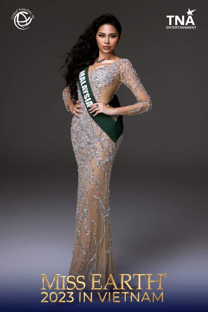 Pemotretan Evening Gown Finalis Asia di Miss Earth 2023 (Facebook.com/Miss Earth)