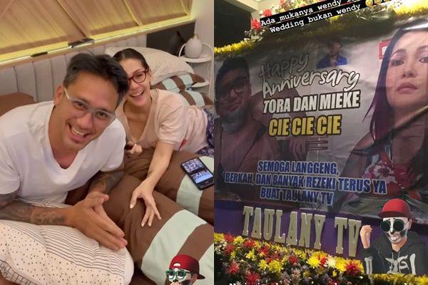 potret anniversary Tora Sudiro dan Mieke Amalia (instagram.com/t_orasudi_ro)