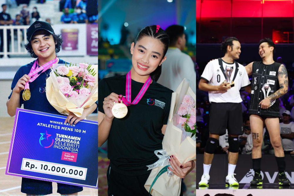 9 Potret Artis Juarai Ajang Olahraga di 2023 Selain Tenis-Badminton