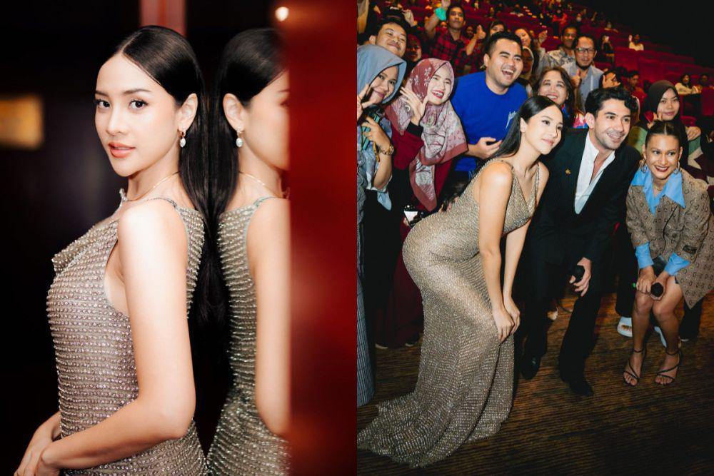 7 Potret Anya Geraldine di Gala Premier Layangan Putus, Anggun!