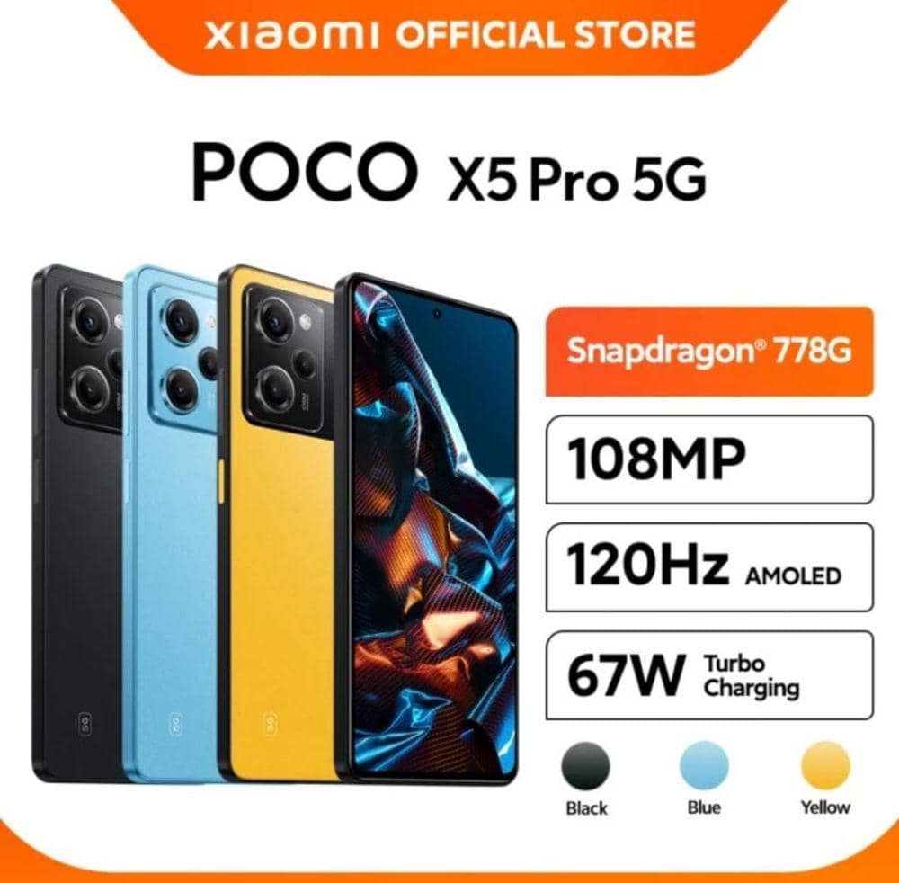 Poco X5 Pro 5G (tokopedia.com/Xiaomi Official Store)