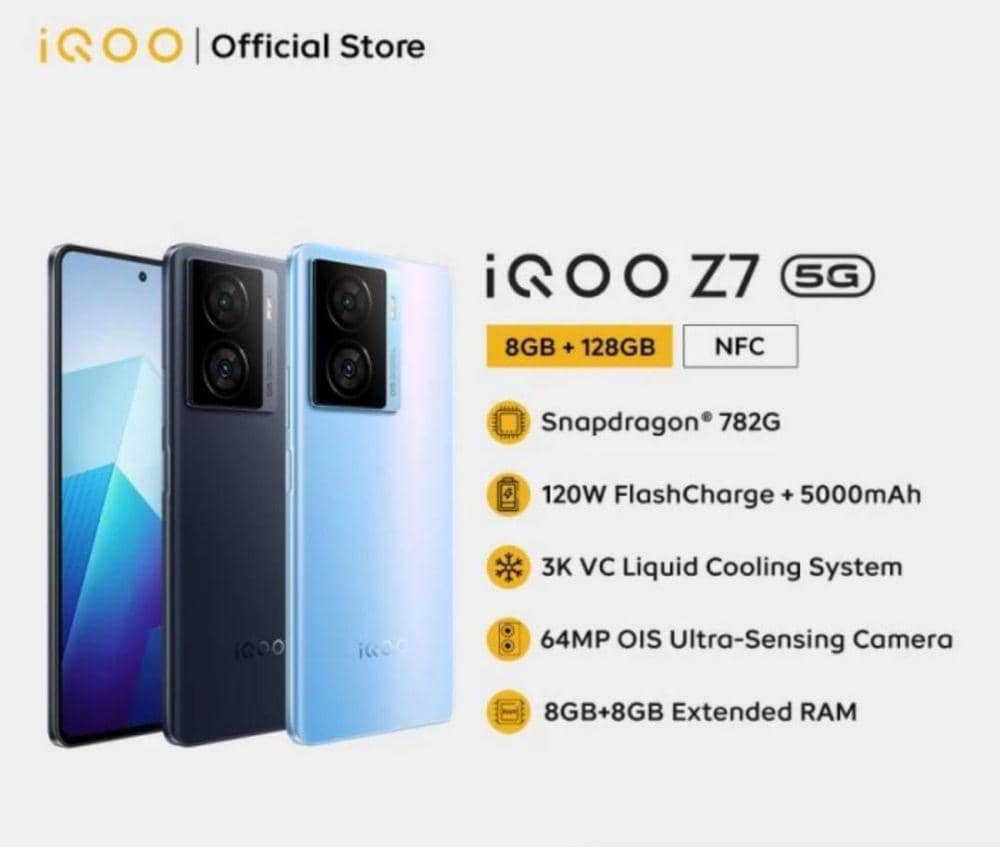 iQOO Z7 5G (tokopedia.com/vivo Indonesia)