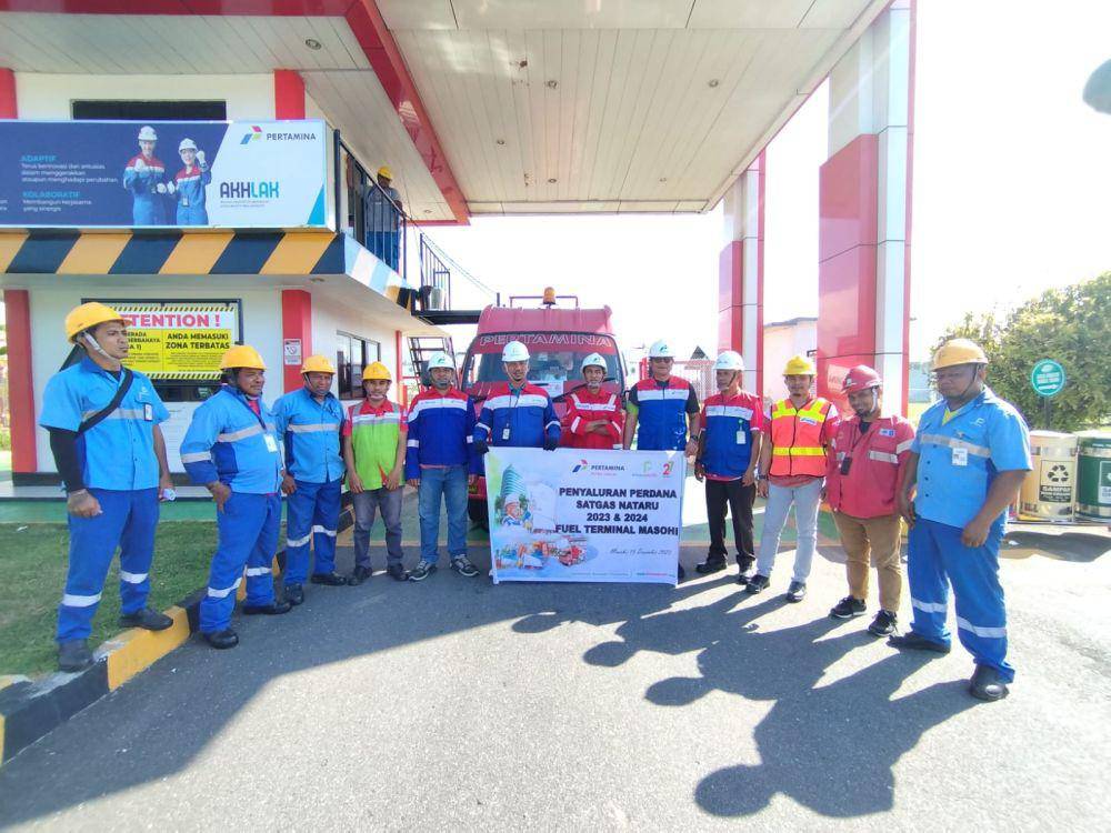 PT Elnusa Petrofin (Elnusa Petrofin), anak usaha PT Elnusa Tbk (ELSA) yang mendukung Satuan Tugas (Satgas) Natal 2023 dan Tahun Baru 2024 (Nataru). (Dok PT Elnusa Petrofin)