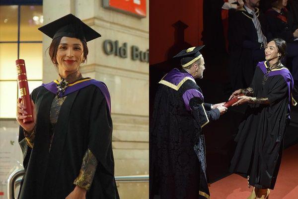 7 Potret Dena Rachman Wisuda S2 di Inggris, Jurusan Gender Studies