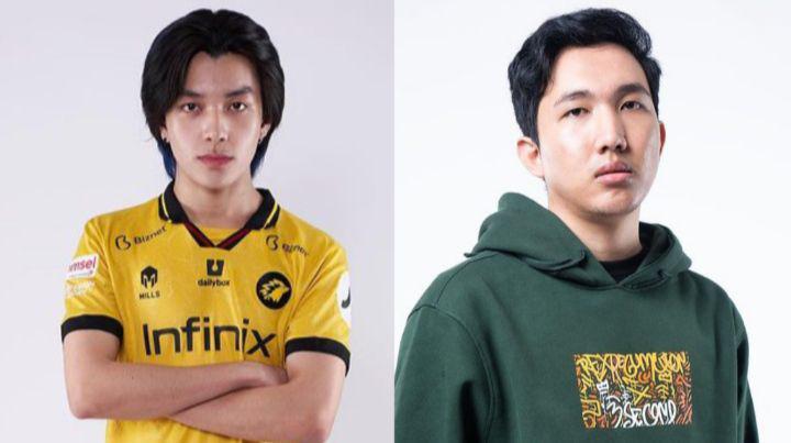 ONIC Kairi dan RRQ Lemon (instagram.com/kairirds | instagram.com/ikhsan_lemon)