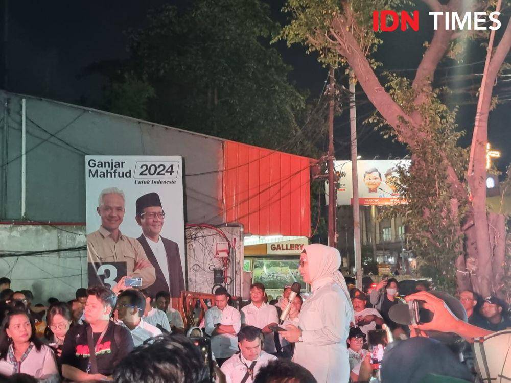 Relawan Barisan Advokasi Keadilan Indonesia Ganjar-Mahfud (BAKI GAMA) 03 (IDN Times/Ilman Nafi'an)