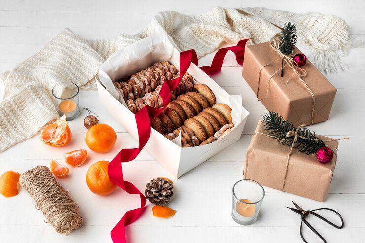 ilustrasi hampers Natal (freepik.com/master1305)