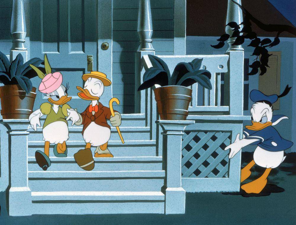 Donald Duck cemburu dengan Daisy (IMDb.com)