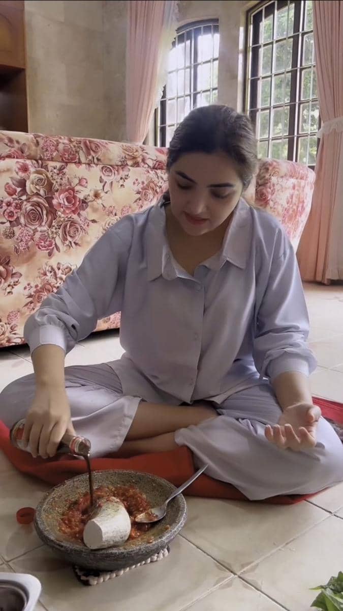 potret Ashanty memasak makanan Thailand (instagram.com/ashanty_ash)