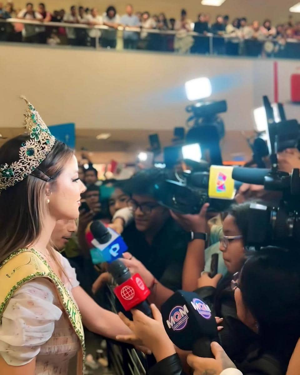 Potret Penyambutan Kepulangan Miss Grand International 2023 di Peru (Instagram.com/missgrandinternational)