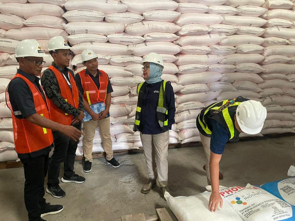 Stok pupuk subsidi di Provinsi Maluku Utara. (dok. Pupuk Indonesia)