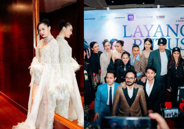 7 Potret Raquel Katie di Gala Premiere Film Layangan Putus The Movie