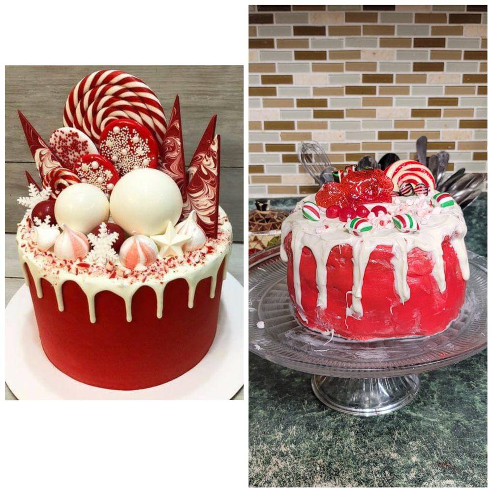 potret kue Natal gak sesuai ekspektasi (reddit.com/user/Tinyochek)