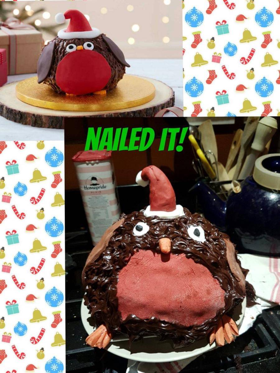 potret kue Natal gak sesuai ekspektasi (reddit.com/user/Jimmyjimjim88)