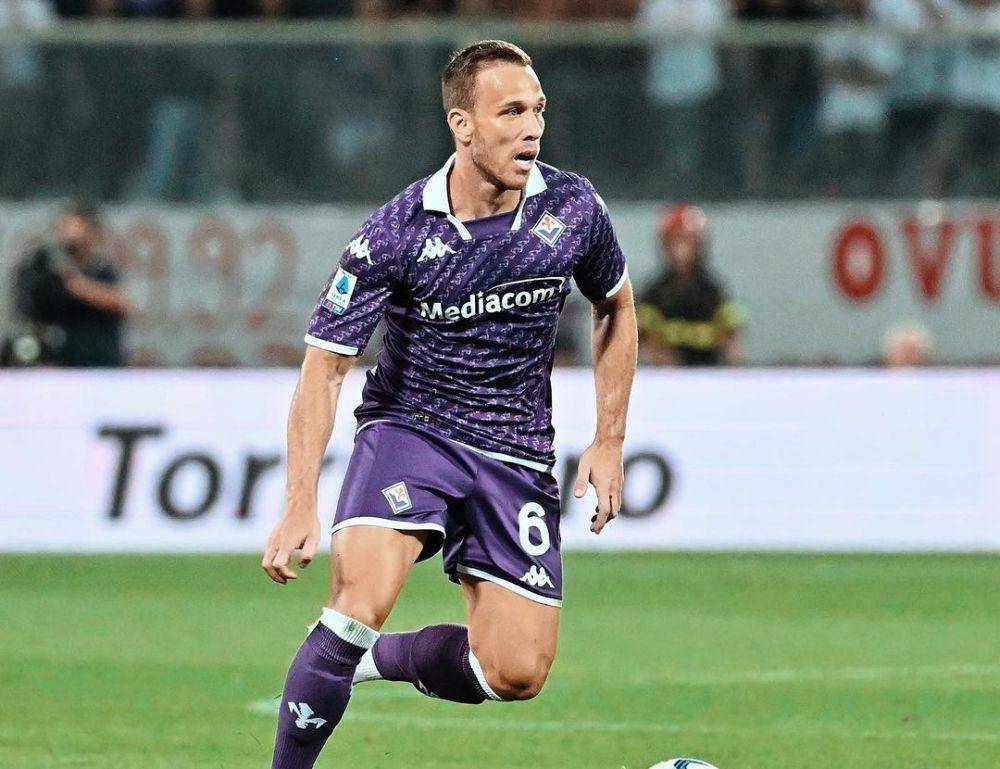 Arthur Melo saat membela Fiorentina. (instagram.com/arthurhmelo)