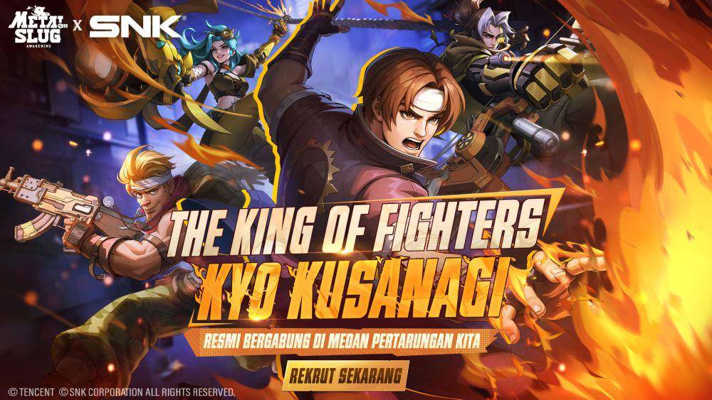 Metal Slug: Awakening x King of Fighters Hadirkan Kyo Kusanagi!