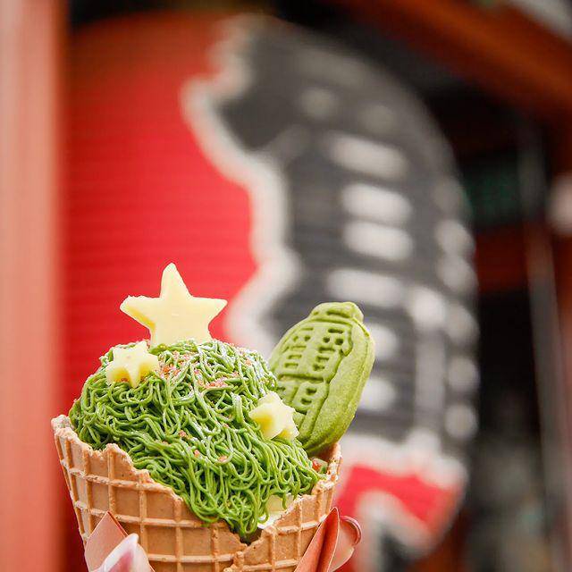 Es krim matcha berjaring viral di Jepang (Chacha.futatsume)
