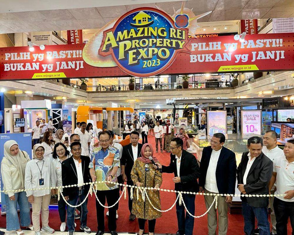 AMAZING REI PROPERTY EXPO 2023' di Atrium Utama Plaza Ambarrukmo, Yogyakarta, pada 20 Desember 2023 - 25 Desember 2023. (Dok. Istimewa)