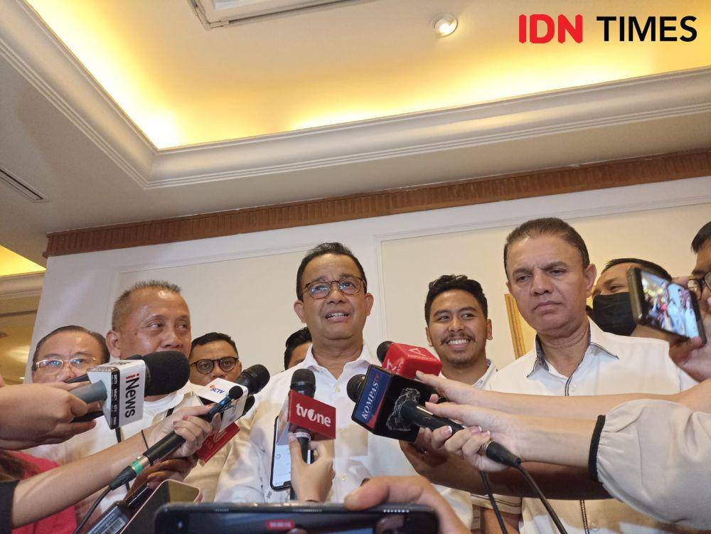 Capres Nomor Urut 1 Anies Baswedan berjanji akan memberikan kemudahan lapangan pekerjaan bagi anak-anak muda. (IDN Times/Amir Faisol)