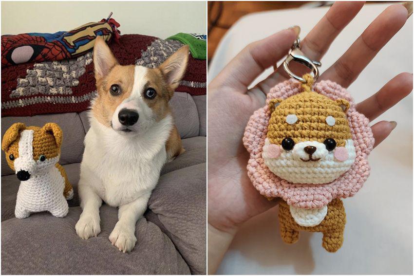 9 Rajutan Tangan Bertema Anjing Corgi, Hasil Jadinya Gemas-Gemas!