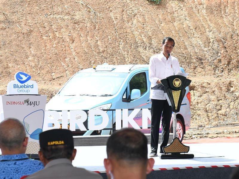 Presiden Jokowi Luncurkan Transportasi Ramah Lingkungan di IKN