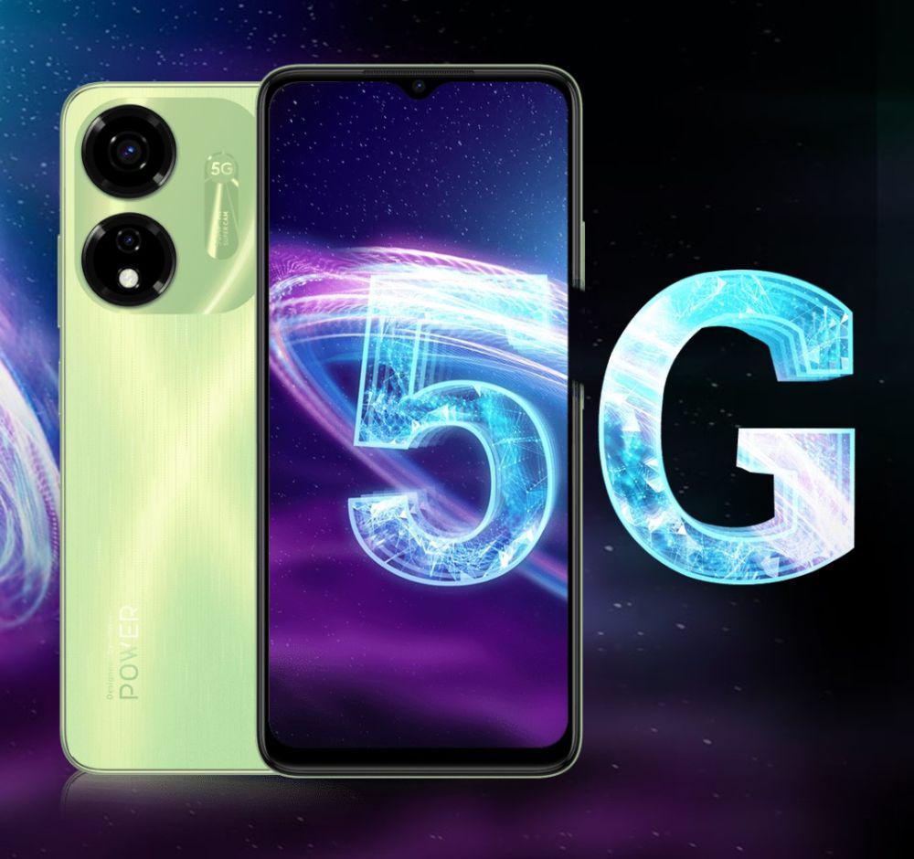 ilustrasi itel P55 5G dengan dukungan koneksi seluler 5G (itel-india.com)