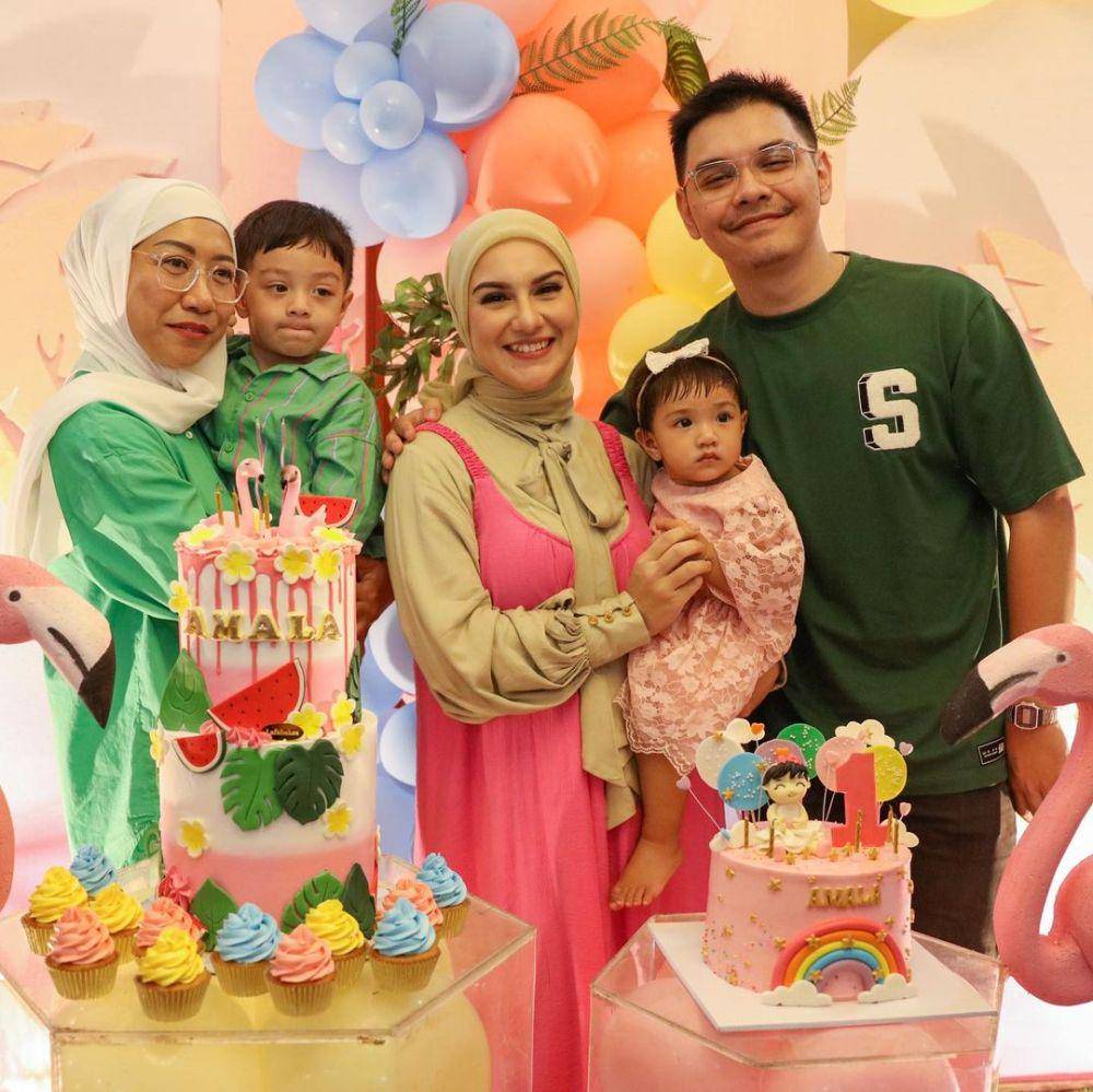 perayaan ulang tahun Amala, anak kedua Irish Bella (instagram.com/amalaputisabai)