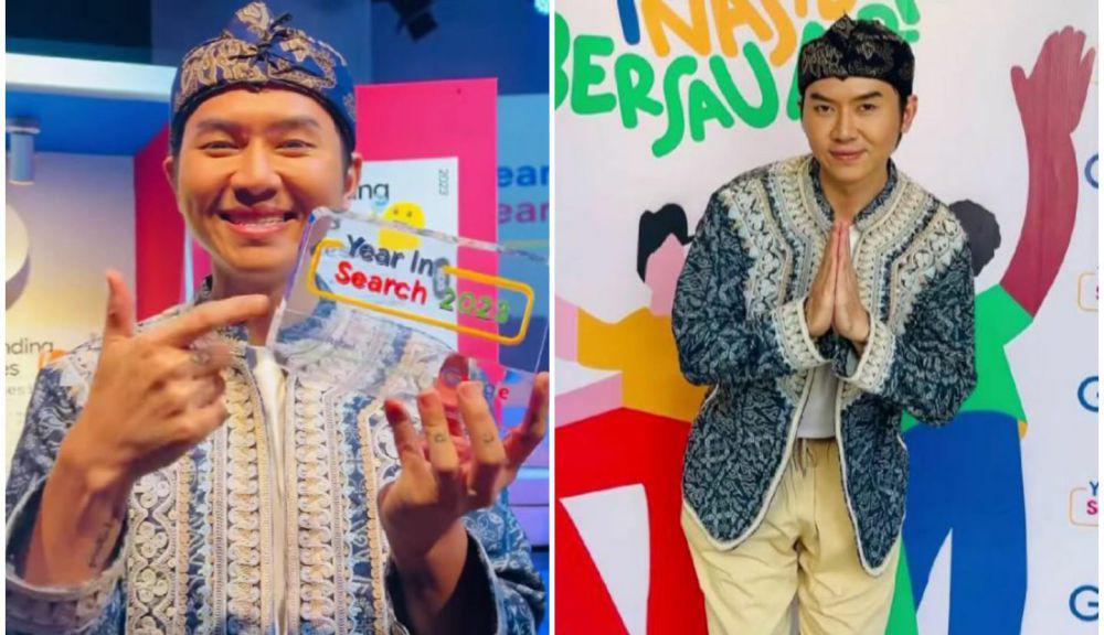 9 Potret Rafael Tan Terima Penghargaan dari Google Year in Search 2023