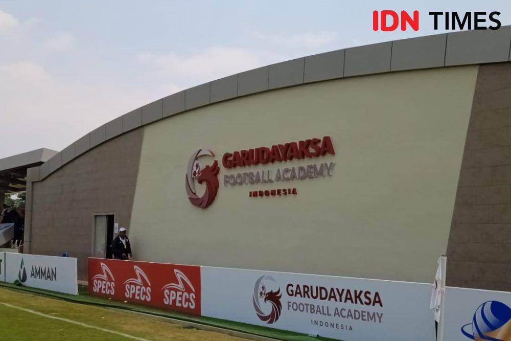 Potret Garudayaksa Football Academy di Setu, Bekasi. (IDN Times/Sandy Firdaus)