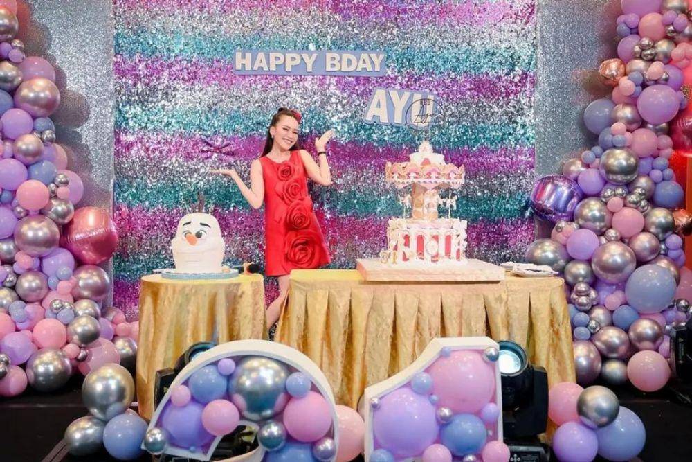 Dekorasi ultah Ayu Ting Ting (instagram.com/ayutingting92)