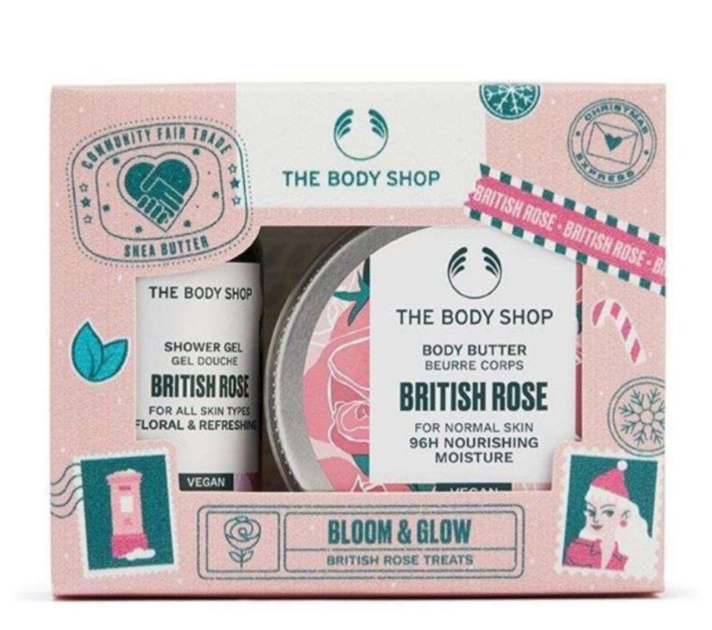 The Body Shop Gift Hamper Glowing British Rose Traveling Kit (blibli.com)