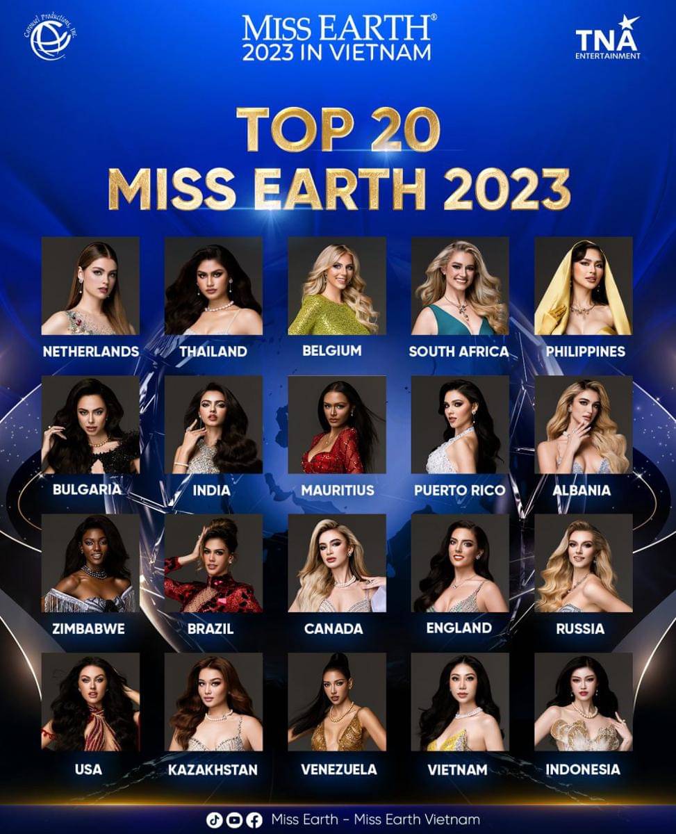 Top 20 Miss Earth 2023 (facebook.com/Miss Earth Vietnam)