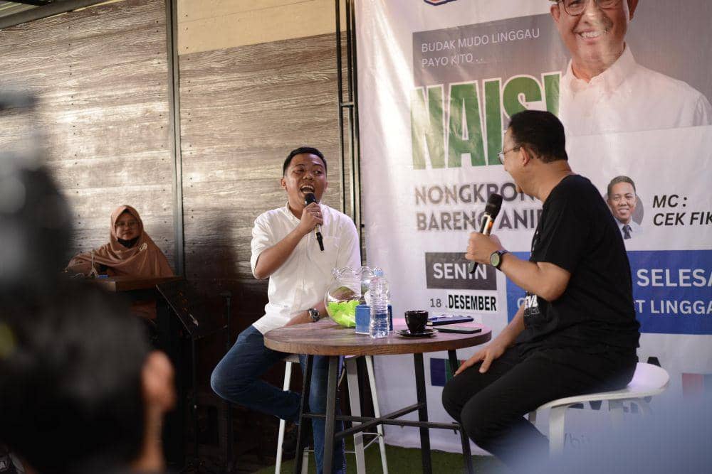 Komedian Sumsel Fikri Haikal Sukses Bikin Anies Baswedan Tertawa
