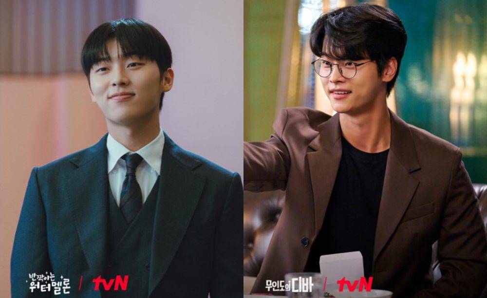 Choi Hyun Wook di drama Twinkling Watermelon (Dok. tvN/Twinkling Watermelon) | Cha Hak Yeon di drama Castaway Diva (Dok. tvN/Castaway Diva)