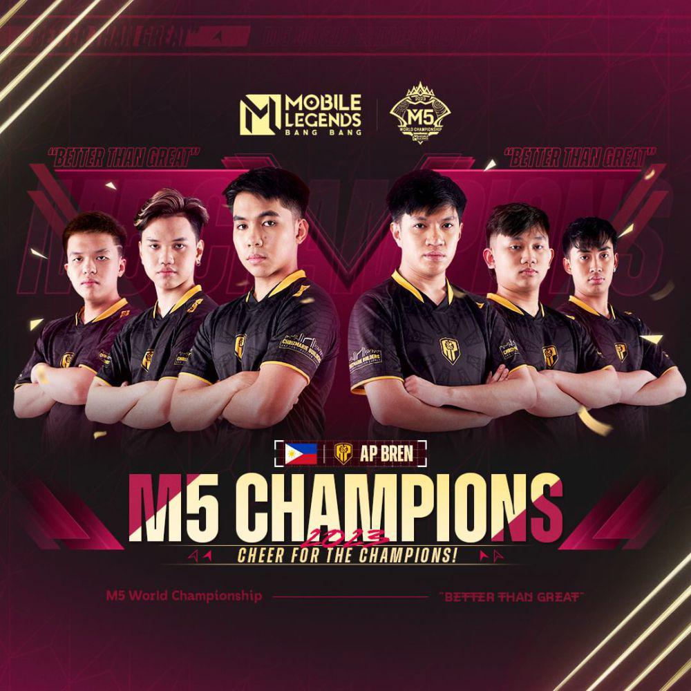 5 Hero Andalan Tim AP.BREN, sang Juara M5 World Championship