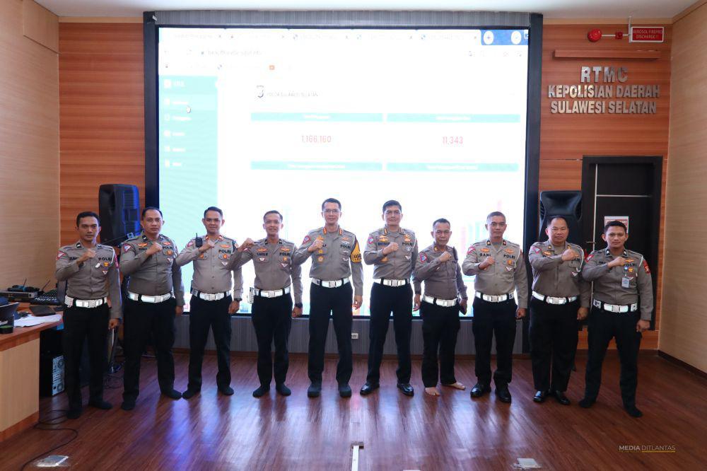 Korlantas Polri Apresiasi Pengembangan Inovasi ETLE Ditlantas Polda Sulsel/Istimewa