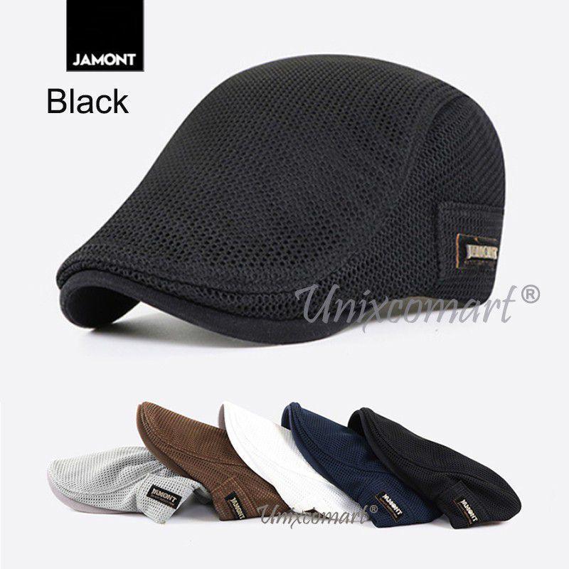 Topi Newsboy JASPER Jamont Flat Hat (tokopedia.com/unixcomart)
