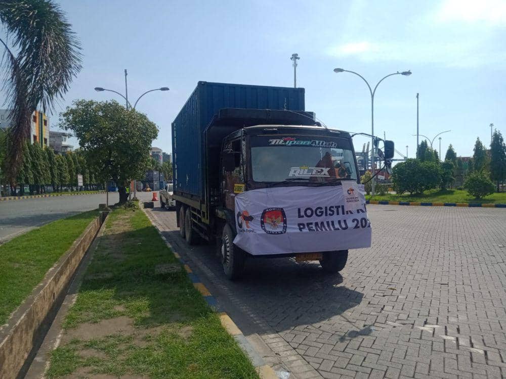 Tahap I, KPU Makassar Terima 477.000 Surat Suara Pemilu 2024
