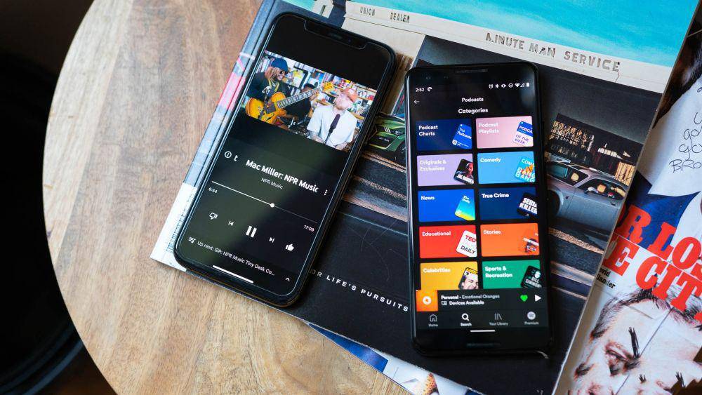 Spotify dan YouTube Music (dok. Spotify dan Google)
